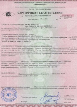 2015.06.25 Белгород - Услуги по ремонту и техническому обслуживанию приборов радиоэл. аппаратуры